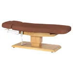 Leżanka SPA Sillon Relax brązowa z jasnobrązową podstawą - 4