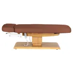 Leżanka SPA Sillon Relax brązowa z jasnobrązową podstawą - 5