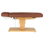 Leżanka SPA Sillon Relax brązowa z jasnobrązową podstawą - 6