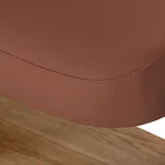 Leżanka SPA Sillon Relax brązowa z jasnobrązową podstawą - 10