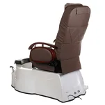 Fotel do pedicure z masażem BR-3820D Brązowy - 6
