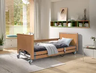 Łóżko rehabilitacyjne drewniane PB 325 LOW o obniżonym położeniu leża - 4