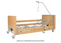 Łóżko rehabilitacyjne drewniane PB 325 LOW o obniżonym położeniu leża - 2