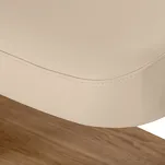 Leżanka SPA Sillon Relax beżowa z jasnobrązową podstawą - 10