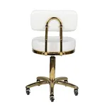 Taboret kosmetyczny Gold AM-961 biały - 4
