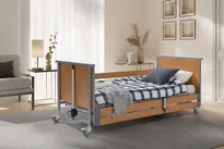 Łóżko rehabilitacyjne drewniane PB 325 MID o obniżonym położeniu leża - 2