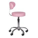 Taboret kosmetyczny z opar. BD-9934 różowy - 2