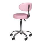Taboret kosmetyczny z opar. BD-9934 różowy - 4