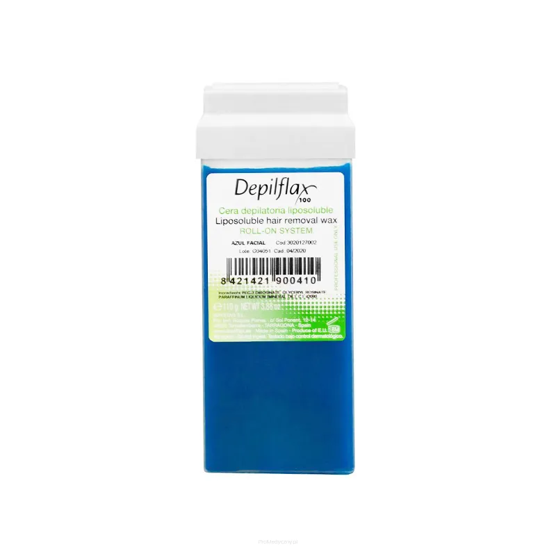 Wosk do depilacji Depilflax 100 Azul rolka 110 g