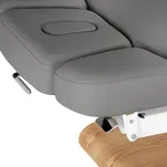 Leżanka SPA Sillon Relax szara z jasnobrązową podstawą - 9
