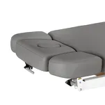 Leżanka SPA Sillon Relax szara z jasnobrązową podstawą - 13