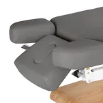 Leżanka SPA Sillon Relax szara z jasnobrązową podstawą - 14
