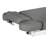 Leżanka SPA Sillon Relax szara z jasnobrązową podstawą - 15