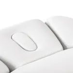 Leżanka SPA Sillon Relax biała z czarną podstawą - 11