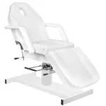 Fotel kosmetyczny hydrauliczny A 210 biały - 3