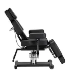 Fotel hydrauliczny do tatuażu Pro Ink 605 płynna regulacja czarny - 3