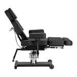 Fotel hydrauliczny do tatuażu Pro Ink 605 płynna regulacja czarny - 4