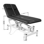 Leżanka do masażu elektryczna Sillon 079 1 silnik czarna - 9