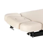 Leżanka SPA Sillon Relax kremowa z czarną podstawą - 13