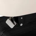 Leżanka SPA Sillon Relax kremowa z czarną podstawą - 16