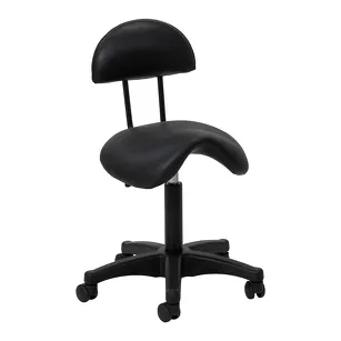 Taboret kosmetyczny 6001B czarny