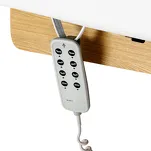 Leżanka SPA Sillon Siesta biała z jasnobrązową podstawą - 7