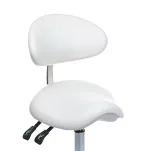 Taboret medyczny z oparciem BD-Y925 Biały - 2