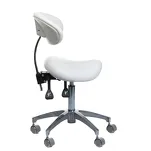 Taboret medyczny z oparciem BD-Y925 Biały - 3