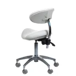 Taboret medyczny z oparciem BD-Y925 Biały - 5