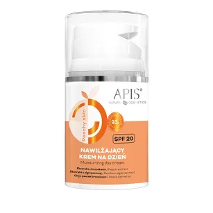 Apis PEACHY SKIN Nawilżający krem na dzień SPF 20 50 ml