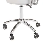 Taboret kosmetyczny BT-229 biały - 5
