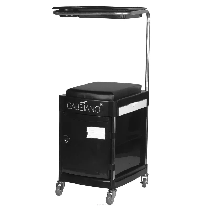 Pomocnik - taboret do pedicure 23 plus czarny