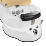 Fotel do pedicure z masażem BR-3820D Beżowy - 3