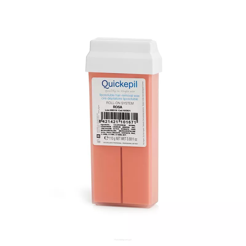 Quickepil wosk do depilacji rolka rosa róża 110 g