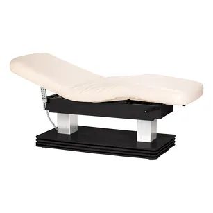 Leżanka SPA Sillon Comfort kremowa z czarną podstawą