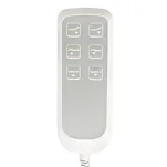 Fotel kosmetyczny elektryczny Sillon Lux 273b 3 silniki z taboretem 304 biały - 2