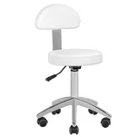 Fotel kosmetyczny elektryczny Sillon Lux 273b 3 silniki z taboretem 304 biały - 3
