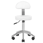 Fotel kosmetyczny elektryczny Sillon Lux 273b 3 silniki z taboretem 304 biały - 4