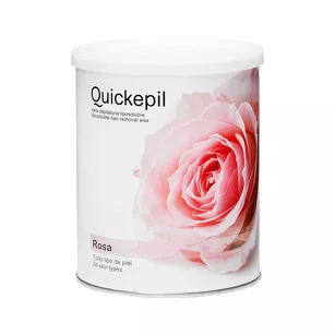 Quickepil wosk do depilacji puszka różany 800 ml