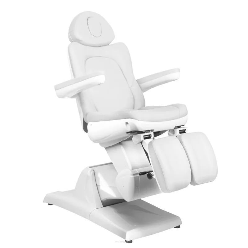 Fotel kosmetyczny do pedicure elektryczny Azzurro 870S 3 silniki biały
