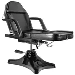Fotel kosmetyczny hydrauliczny A 234C pedicure czarny - 4