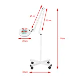 Lampa lupa led S4 + statyw led reg. natężenie światła - 3