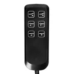 Fotel kosmetyczny elektryczny Lux czarny - 6