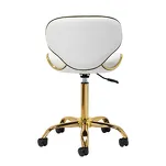 Taboret kosmetyczny Gabbiano Q-4599G biały - 4