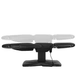 Fotel kosmetyczny elektryczny Sillon Eclipse 3 silniki czarny - 7