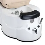 Fotel do pedicure z masażem BR-3820D Kremowy - 4