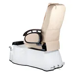Fotel do pedicure z masażem BR-3820D Kremowy - 7