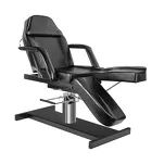 Fotel kosmetyczny hydrauliczny A 210C pedi czarny - 3