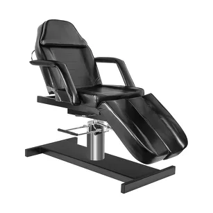 Fotel kosmetyczny hydrauliczny A 210C pedi czarny