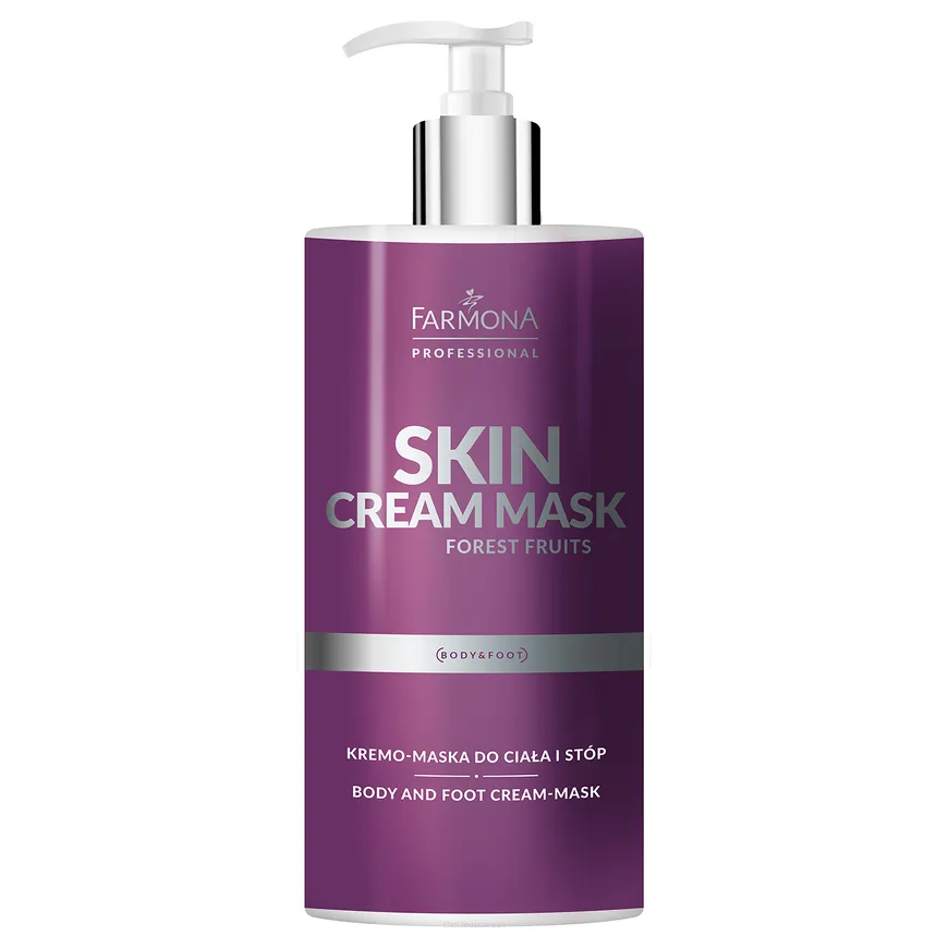 Farmona skin cream mask forest fruits kremo - maska do ciała i do stóp owoce leśne 500 ml